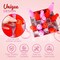 4E's Novelty Valentine Bottle Ring Toss Game for Kids & Adults – Red/Pink Indoor Outdoor Carnival Party Game, Classroom Valentine Activity with Bottles & Heart Rings, Easy Setup